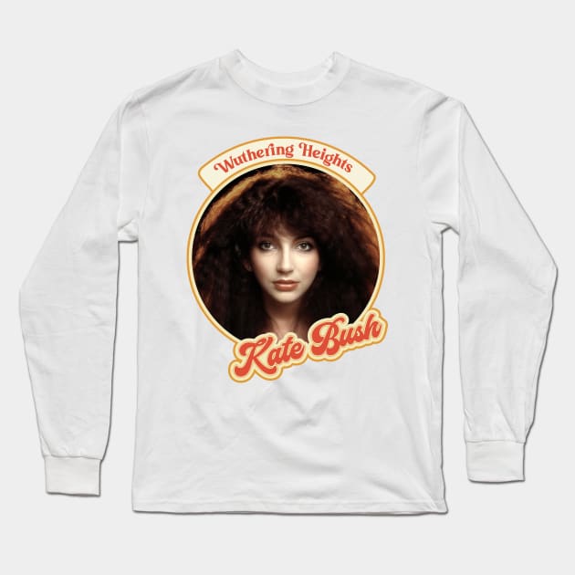 Kate Bush Wuthering Heights Tribute Long Sleeve T-Shirt by darklordpug